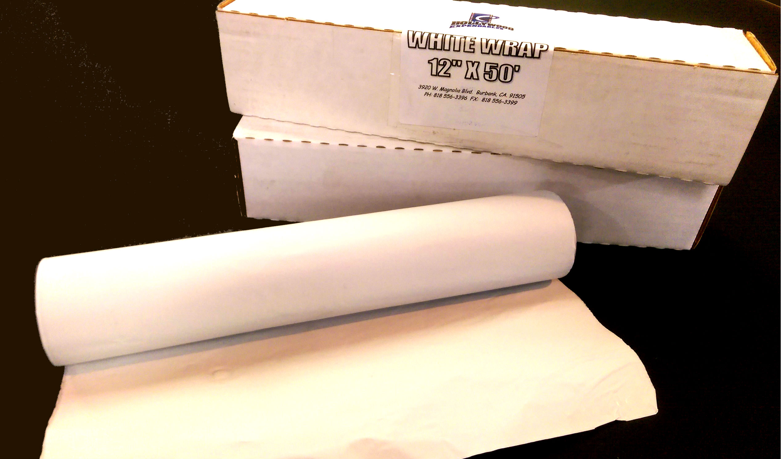 WHITE WRAP 12″ X 50′ & 24″ X 25′ Hollywood Expendables