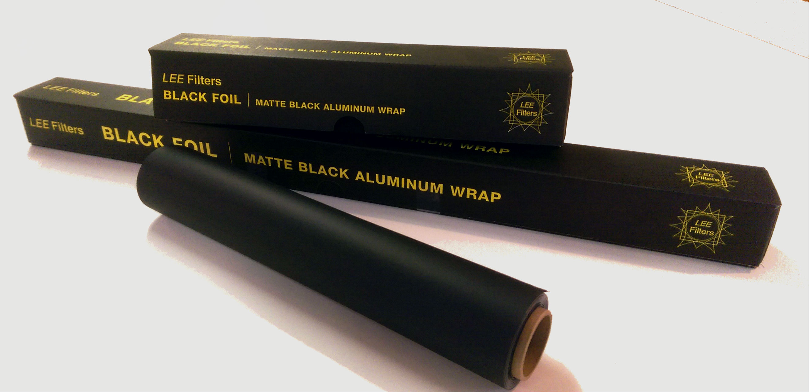 black aluminum foil