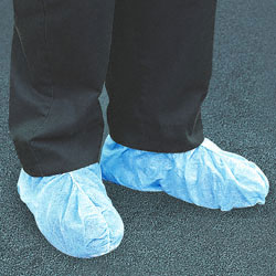 blue booties shoe covers