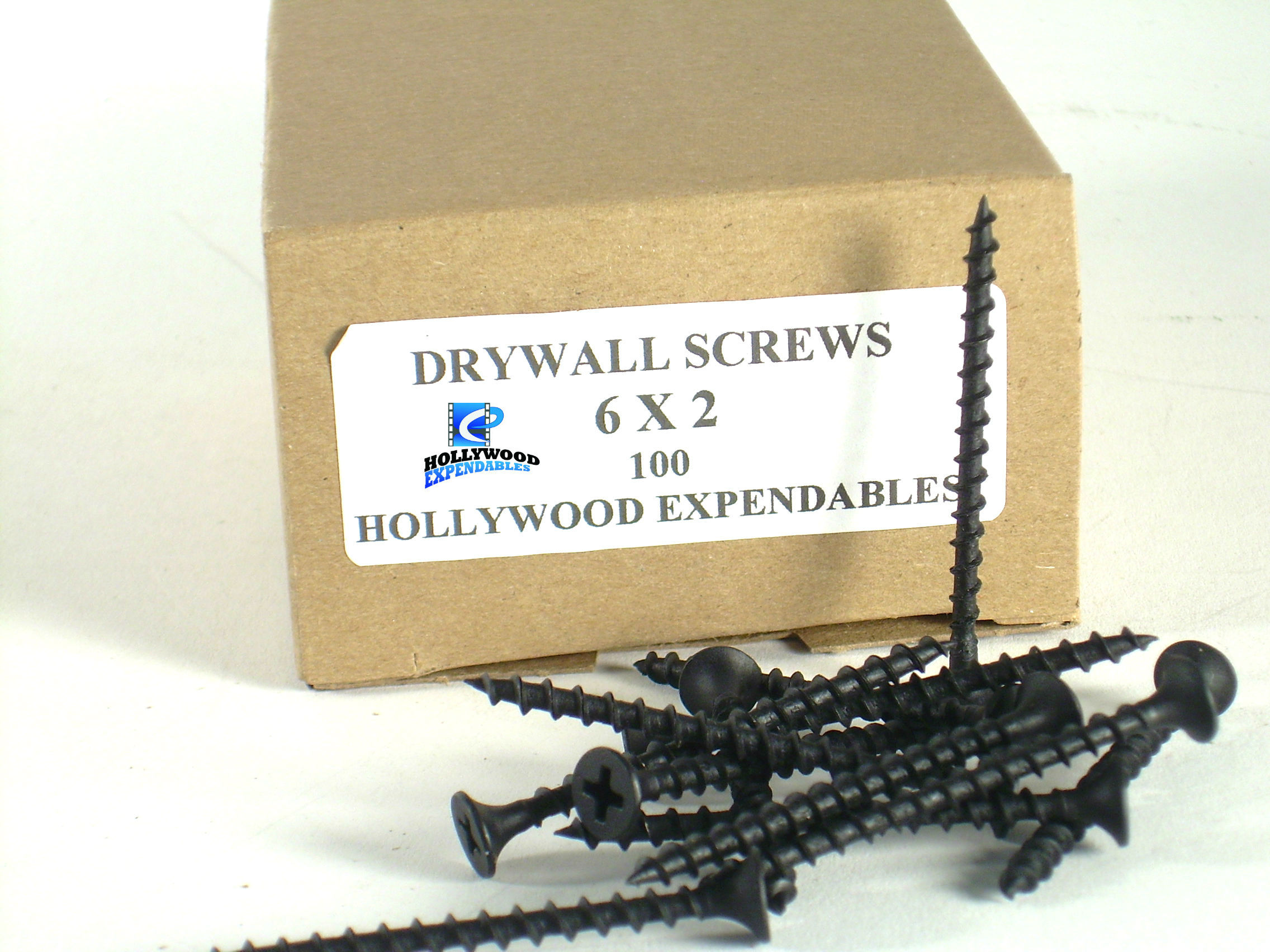 Drywall Screw 6 X 2″ 100 Pk. & 5 Lb. Box Hollywood Expendables