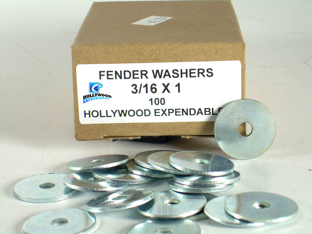 Fender Washer 3/16″ X 1″ Box 100 Hollywood Expendables
