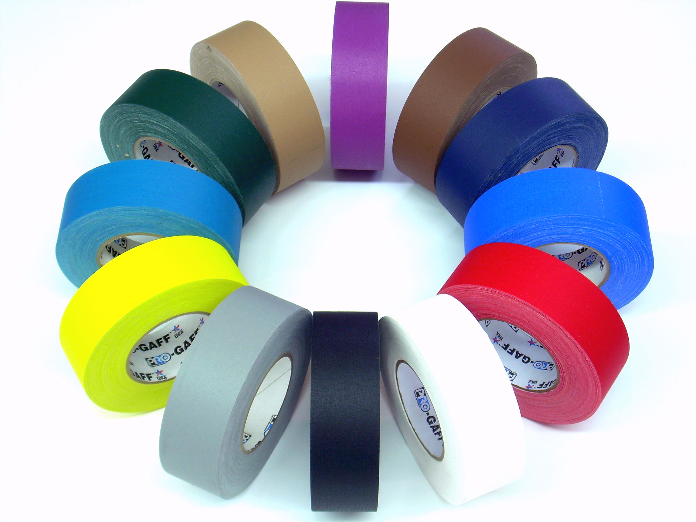 Gaffers Tape 2″ X 55 Yds. 13 Standard Colors