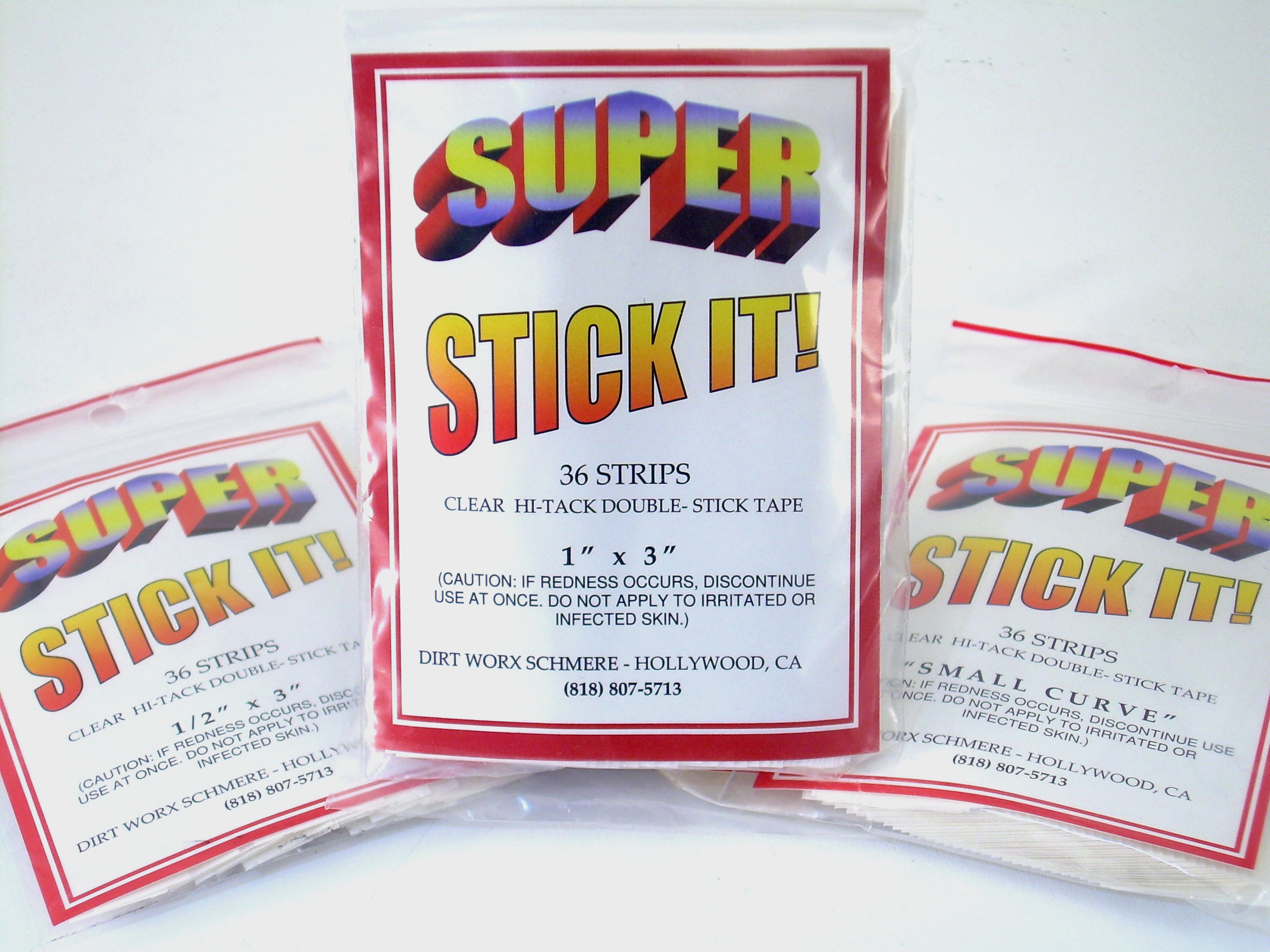 SUPER STICK IT! Double-Sided Tape (Various Sizes)