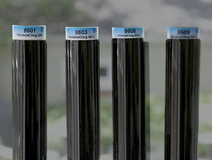 WindowCling Neutral Density Filters from Rosco 60″X25′ | Hollywood
